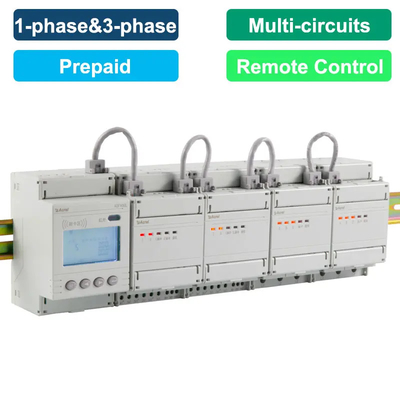 Multi Circuits Prepaid Energy Meter 1 Phase 3 Phase