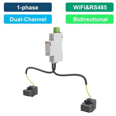 ADL200W-CT Wireless Dual-channel Single-phase Energy Meter