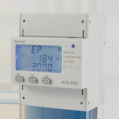 ADL400 Modbus Electronic Meter Rated Voltage 3x380~456Vac L-L Support MQTT In Charging Pile