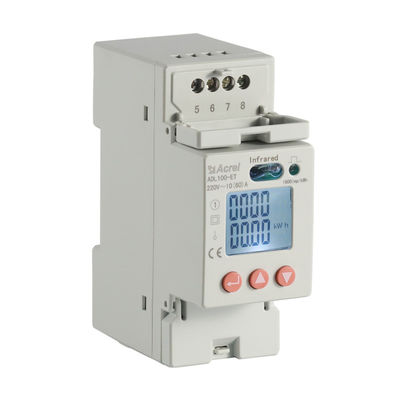 Acrel DDSY1352-NK Single-phase Prepaid&Postpaid Meter din rail dual tarrif prepaid meter software LCD display with 485