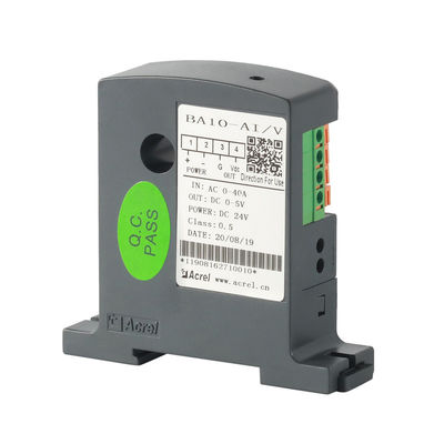 Active ac residual leakage current sensor with 0-100mA-1000mA input 4-20mA output