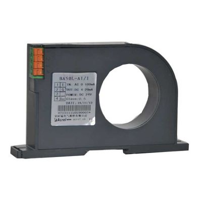 Active ac residual leakage current sensor with 0-100mA-1000mA input 4-20mA output