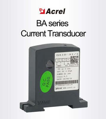 Active ac residual leakage current sensor with 0-100mA-1000mA input 4-20mA output