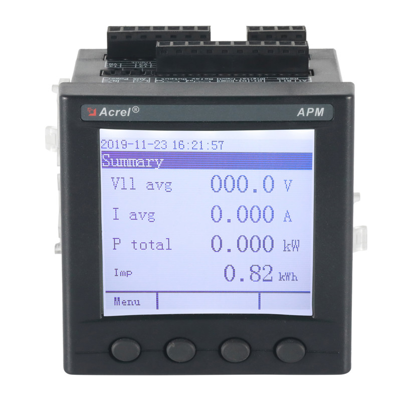 Acrel APM830 power quality high-speed data transmission and networking street lighting energy data logger