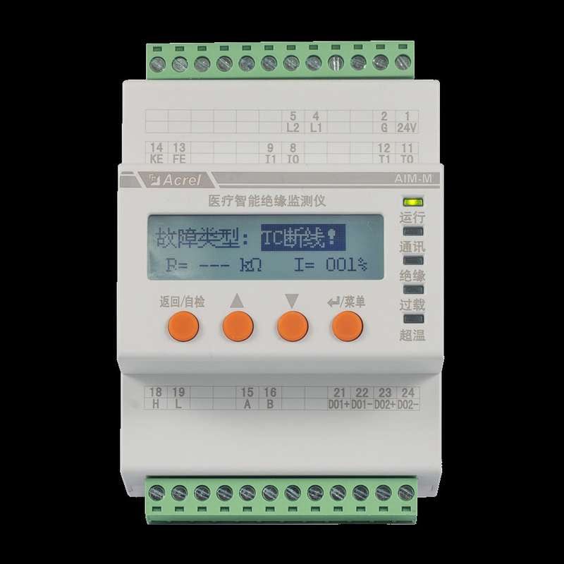 Acrel AIM-M300 medical intelligent insulation monitor test signal generator monitor de aislamiento para hospitales