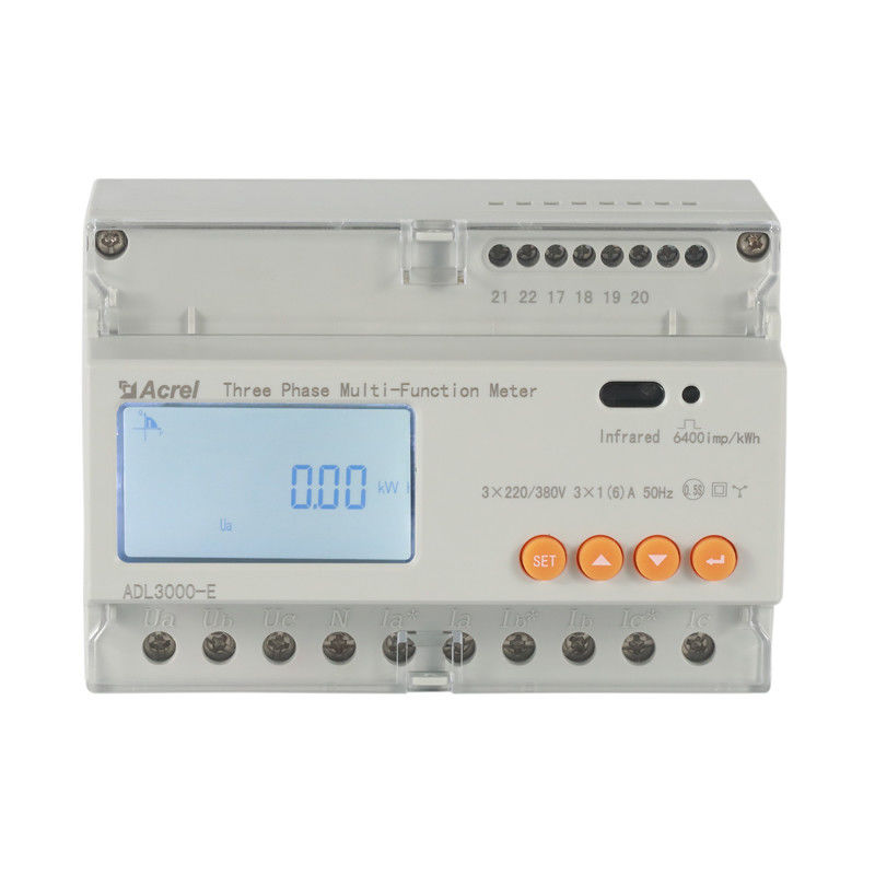 CE Approved Three Phase Electronic Energy Meter RS485 Modbus For EV Charging