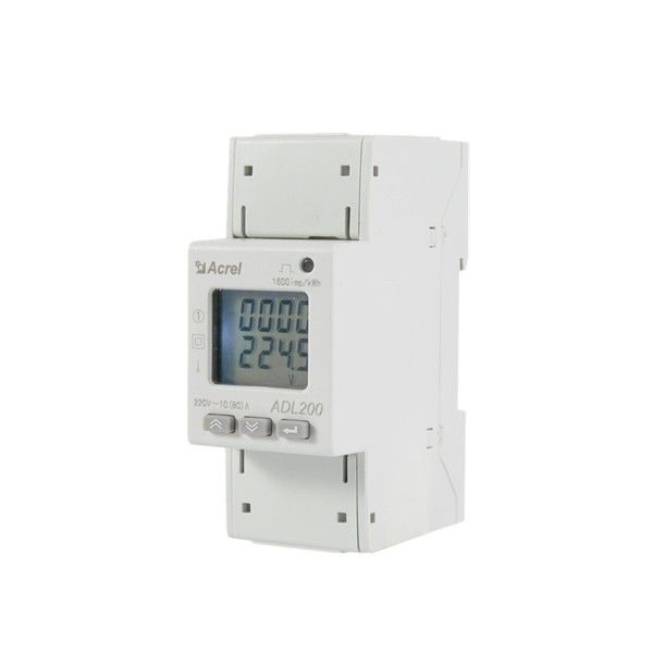 Digital single phase LCD din rail energy meter with Modbus protocol