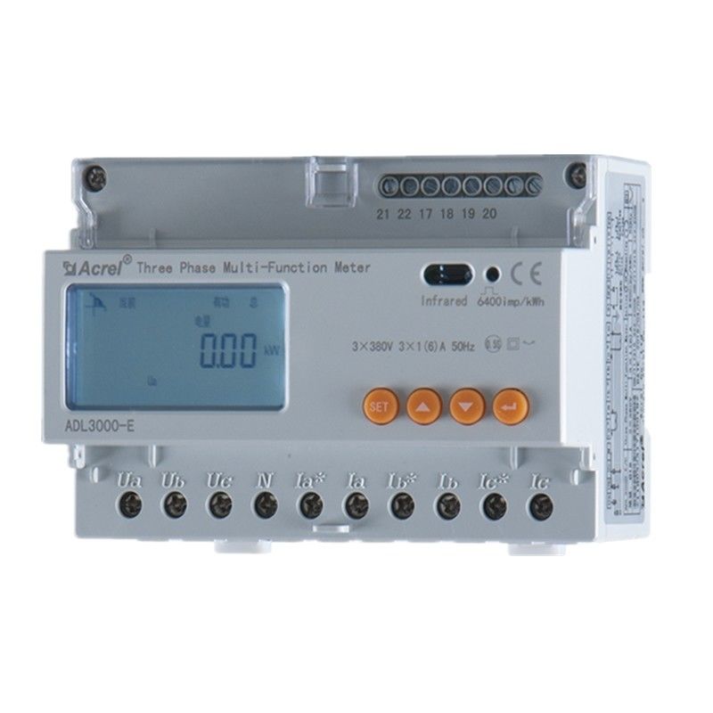 Dtsd 1352 LCD Display Din Rail Energy Meter 100V 380V For Control Systems