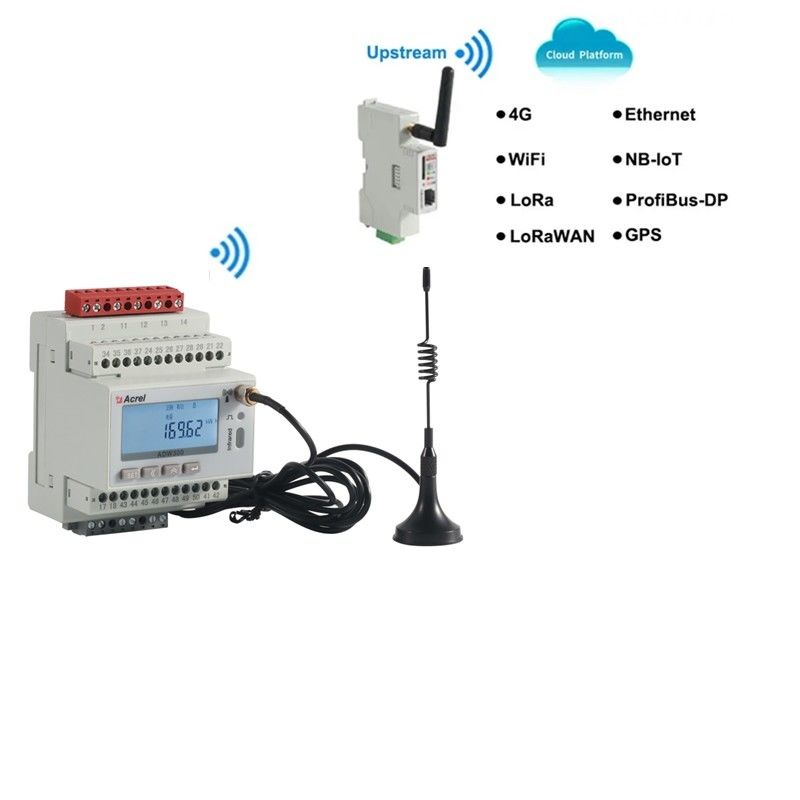 class 0.5S 45-65Hz 3 Phase 4 Wire Kwh Meter , wifi energy meter