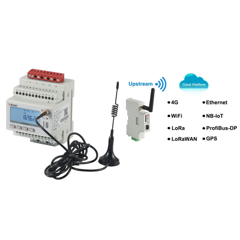 Acrel ADW300/NB wireless energy remote wireless monitoring system NB-IoT 2g energy meter