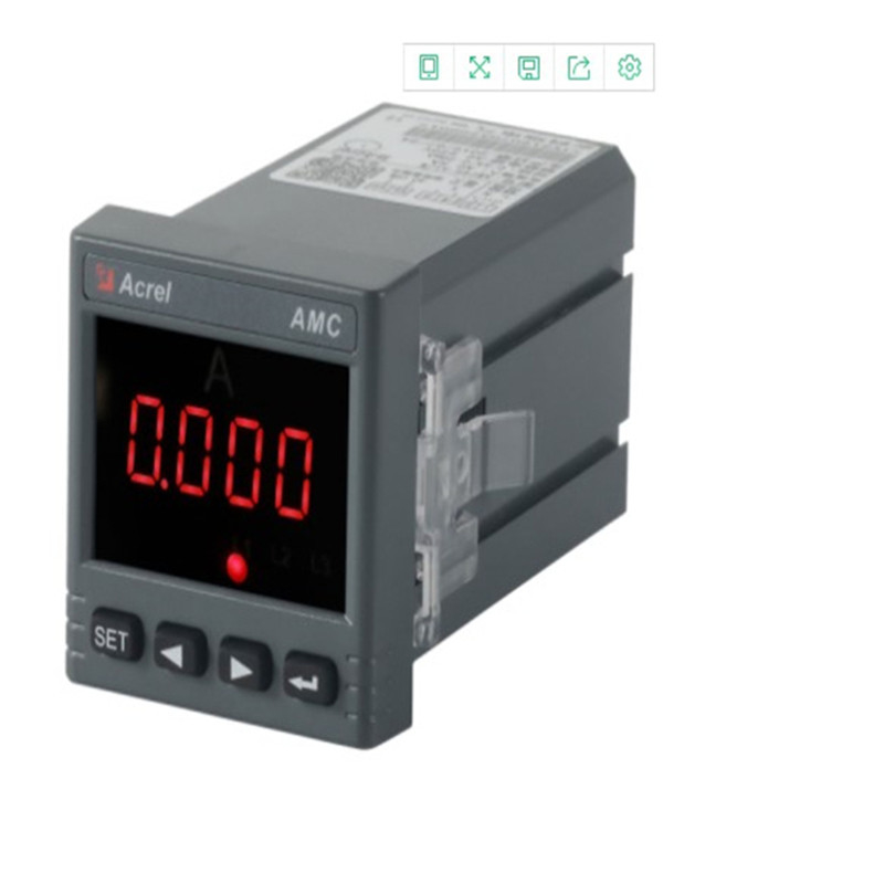 AMC48-AI RS485 Electronic Power Meter AC Digital Amp Meter Panel Mounted