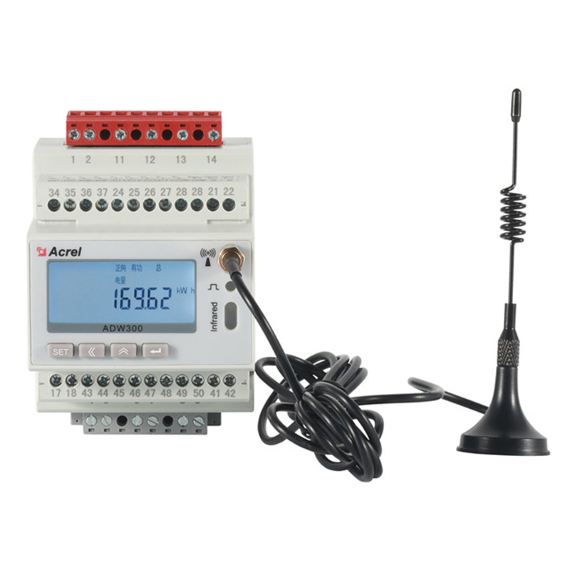 Acrel ADW300-LRHW868/CK ac current monitor 3 phase remote control power meter iot ct type energy monitor Lora RS485