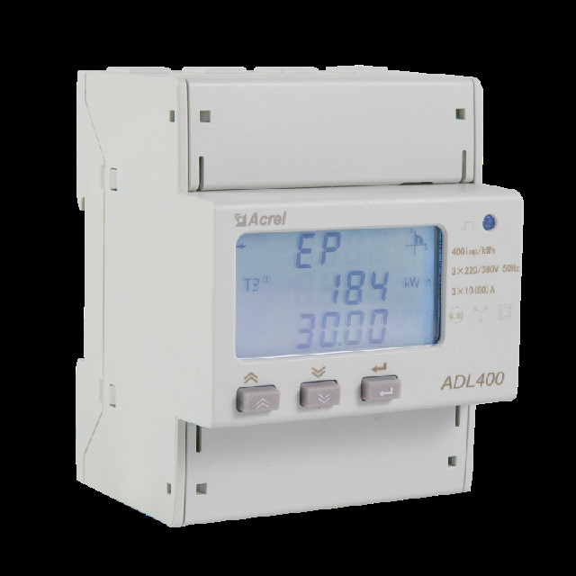 Acrel ADL400 three phase din rail multi-function energy meter high accuracy electric energy data statistics Rs485