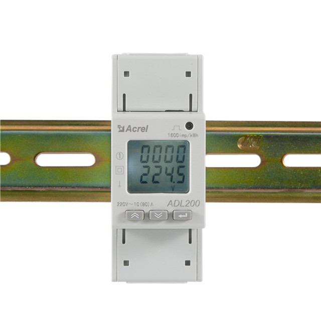 Acrel ADL200 single phase din rail meter voltage and current meter modbus din rail single phase energy meter data logger