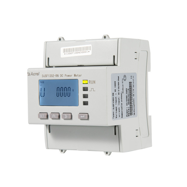 Acrel DJSF1352-RN dc energy meter connect with hall/shunt dc energy meter solar 1000v ev charging