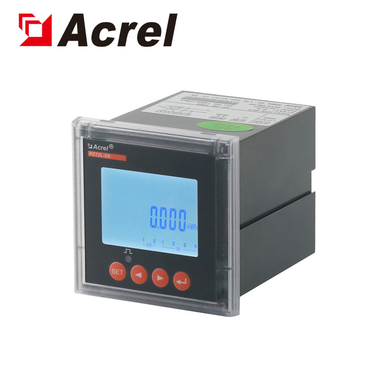 Acrel PZ72L-D Series Dc Energy Meter Pv Telecom Power Meter Dc Measurement Dc Digital Power Meter Dc Power Consumption